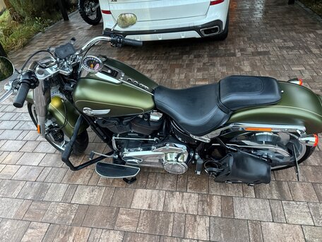 2022 Harley-Davidson Fat Boy, зелёный, 2550000 рублей, вид 4