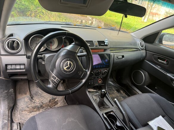 2006 Mazda 3 I (BK) Рестайлинг, синий, 220000 рублей - вид 2