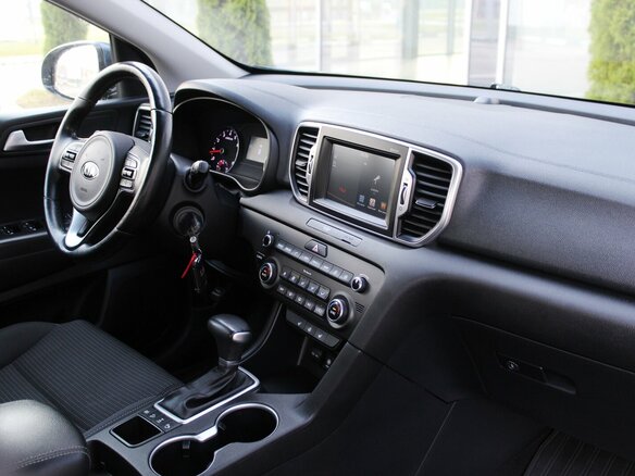 2017 Kia Sportage IV, синий, 1930000 рублей - вид 6