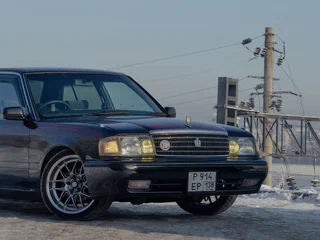1994 Toyota Crown VIII (S130), чёрный, 610000 рублей, вид 5