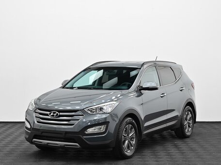 2014 Hyundai Santa Fe III, серый, 1549000 рублей, вид 3