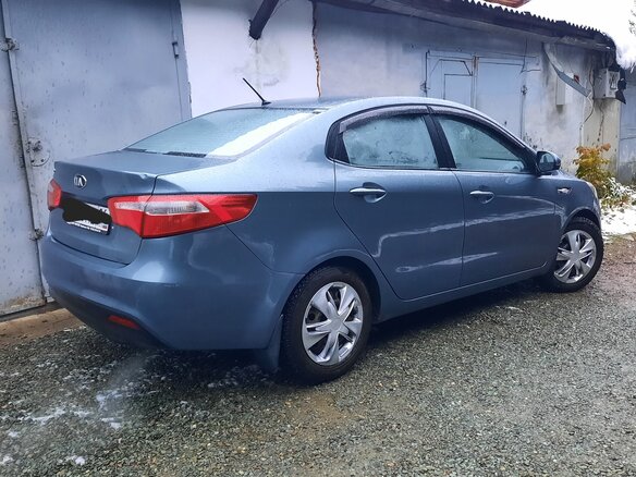 2013 Kia Rio III, голубой, 755000 рублей - вид 5