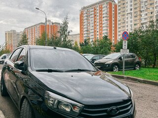 2020 Lada (ВАЗ) Vesta I, чёрный, 950000 рублей, вид 4