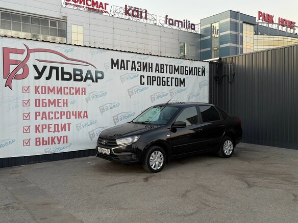 2018 Lada (ВАЗ) Granta I, чёрный, 499000 рублей - вид 6