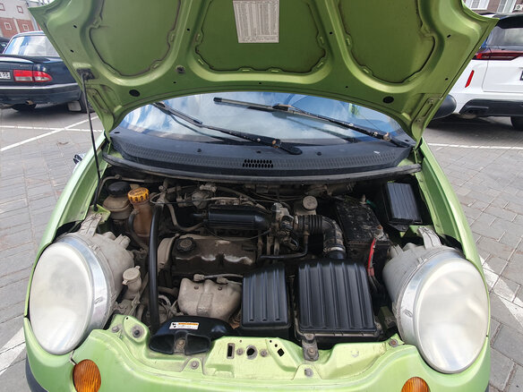 2006 Daewoo Matiz I Рестайлинг, зелёный, 160000 рублей - вид 6