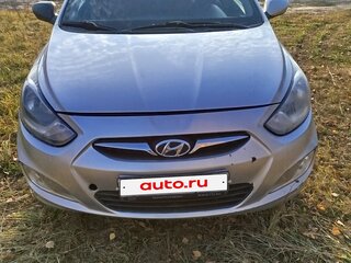 2014 Hyundai Solaris I Рестайлинг, бежевый, 490000 рублей, вид 3