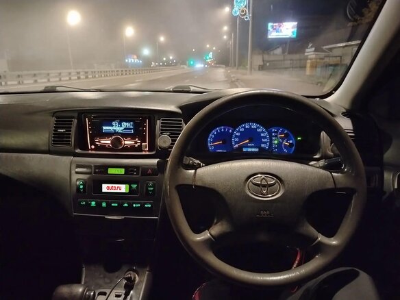 2003 Toyota Corolla Fielder IX (E120, E130), чёрный, 425000 рублей - вид 9