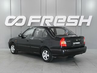 2007 Hyundai Accent ТагАЗ II, чёрный, 519000 рублей, вид 2