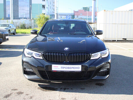 2021 BMW 3 серии 320d xDrive VII (G2x), чёрный, 3999000 рублей, вид 2