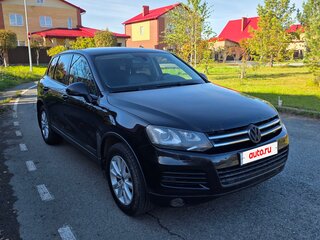 2012 Volkswagen Touareg II, чёрный, 1750000 рублей, вид 3