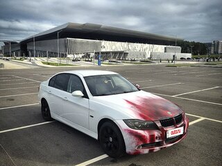 2008 BMW 3 серии 318i V (E90/E91/E92/E93), белый, 985920 рублей, вид 2