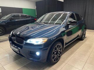2013 BMW X6 40d I (E71) Рестайлинг, синий, 2390000 рублей, вид 3