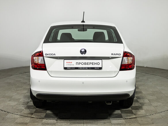 2019 Skoda Rapid I Рестайлинг, белый, 1499700 рублей - вид 5