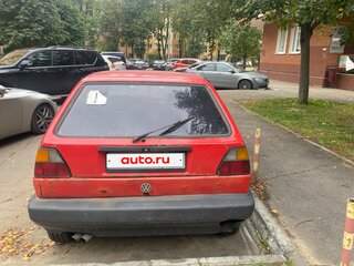 1989 Volkswagen Golf II, красный, 120000 рублей, вид 5