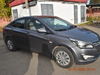 2016 Hyundai Solaris I Рестайлинг, серый, 1000000 рублей, вид 1
