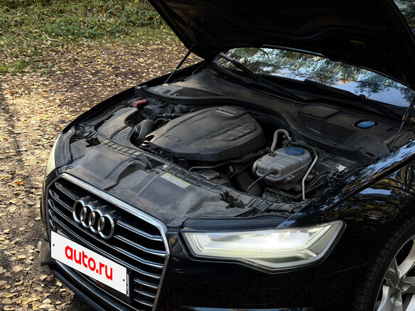 2017 Audi A6 IV (C7) Рестайлинг, чёрный - вид 12
