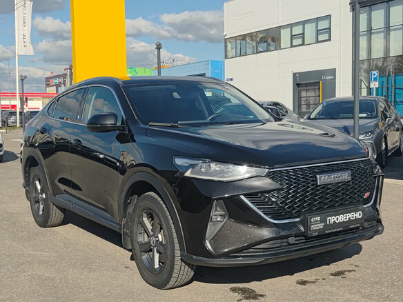 2023 Haval F7x I Рестайлинг, чёрный - вид 2