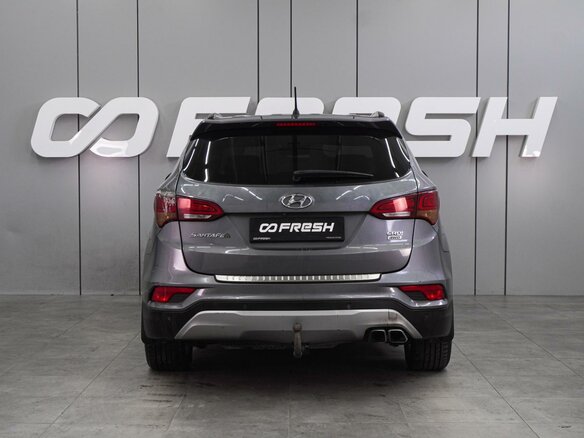 2015 Hyundai Santa Fe III Рестайлинг, серый, 1539000 рублей - вид 3