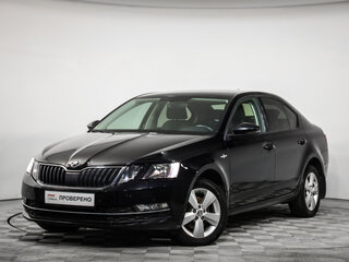 2019 Skoda Octavia III (A7) Рестайлинг, чёрный, 1499777 рублей, вид 1