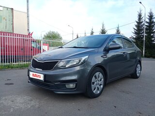 2016 Kia Rio III Рестайлинг, серый, 870000 рублей, вид 1