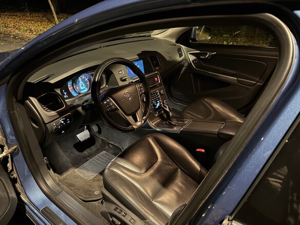 2014 Volvo S60 II Рестайлинг, голубой - вид 9