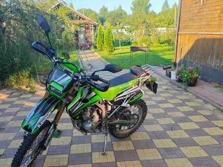 2004 Kawasaki KLX 250, зелёный, 200000 рублей, вид 3
