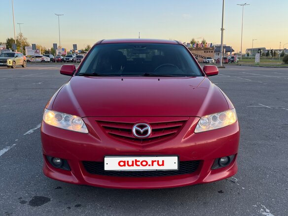 2007 Mazda 6 I (GG) Рестайлинг, красный, 525000 рублей - вид 1