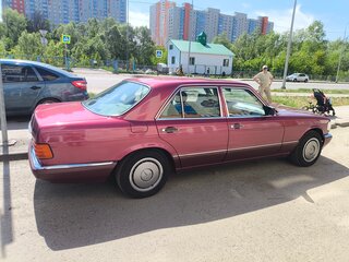 1989 Mercedes-Benz S-Класс 420 II (W126) Рестайлинг, пурпурный, 1450000 рублей, вид 2
