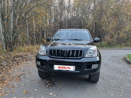 2008 Toyota Land Cruiser Prado 5-speed 120 Series Рестайлинг, чёрный, 2850000 рублей, вид 5