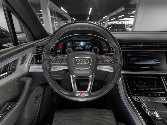 2021 Audi Q7 45 TDI II (4M) Рестайлинг, серый, 6700000 рублей - вид 9