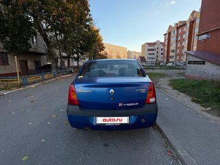 2008 Renault Logan I, синий, 198000 рублей, вид 3