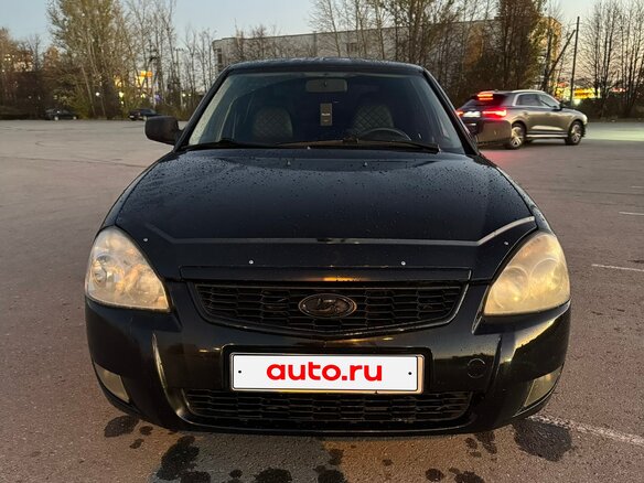 2010 Lada (ВАЗ) Priora I, чёрный, 210000 рублей - вид 1