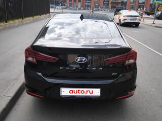2019 Hyundai Elantra VI (AD) Рестайлинг, чёрный, 1300000 рублей, вид 4