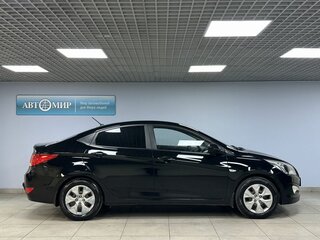 2016 Hyundai Solaris I Рестайлинг, чёрный, 1147000 рублей, вид 4