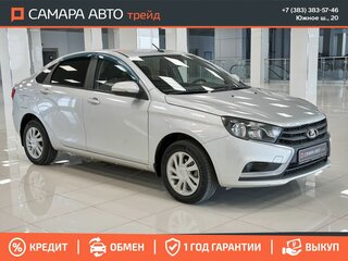2016 Lada (ВАЗ) Vesta I, серебристый, 690000 рублей, вид 3