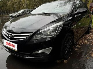 2014 Hyundai Solaris I Рестайлинг, чёрный, 1050000 рублей, вид 2