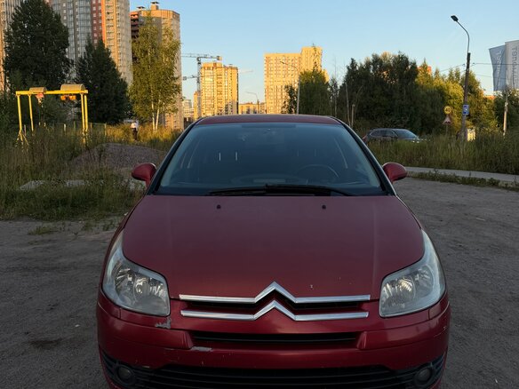 2007 Citroen C4 I, красный, 210000 рублей - вид 1