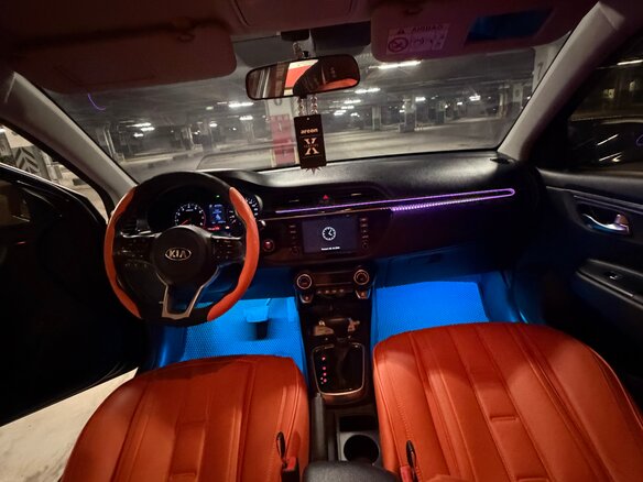 2019 Kia Rio IV, чёрный, 1300000 рублей - вид 8