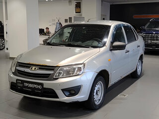 2015 Lada (ВАЗ) Granta I, серебристый, 215000 рублей, вид 1