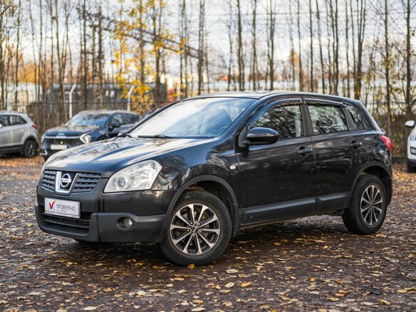 2007 Nissan Qashqai I, чёрный, 580000 рублей