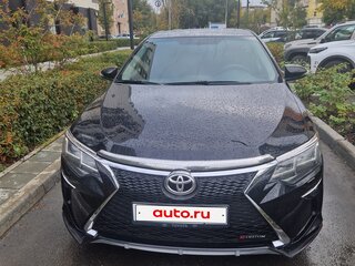 2017 Toyota Camry VII (XV50) Рестайлинг 2, чёрный, 2150000 рублей, вид 2