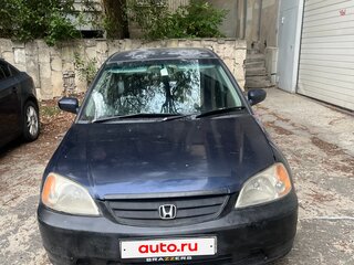2002 Honda Civic VII, синий, 370000 рублей, вид 2