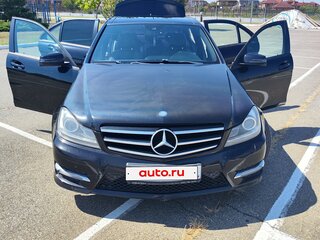 2012 Mercedes-Benz C-Класс 180 BlueEFFICIENCY III (W204) Рестайлинг, чёрный, 1850000 рублей, вид 1