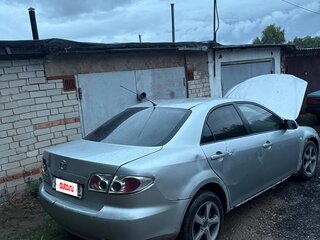 2005 Mazda 6 I (GG) Рестайлинг, серебристый, 100000 рублей, вид 2