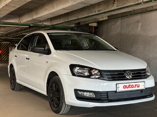 2018 Volkswagen Polo V Рестайлинг, белый, 1250000 рублей, вид 4