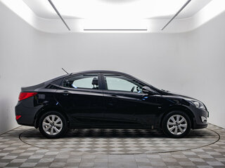 2016 Hyundai Solaris I Рестайлинг, чёрный, 1015000 рублей, вид 4