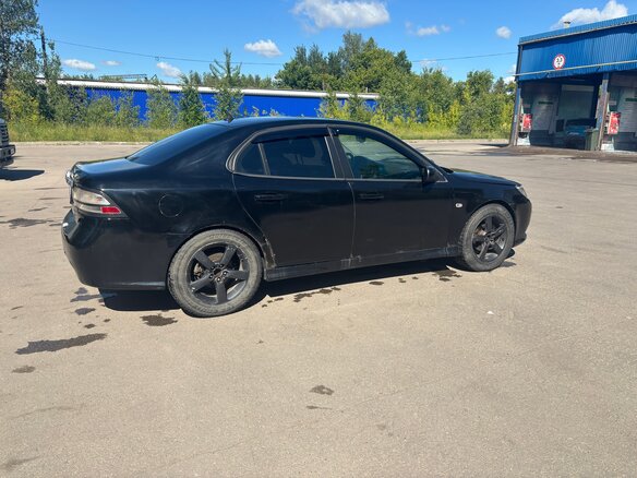 2008 Saab 9-3 II Рестайлинг, чёрный, 450000 рублей - вид 2