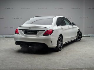 2017 Mercedes-Benz C-Класс 200 9G-TRONIC IV (W205), белый, 2175000 рублей, вид 3