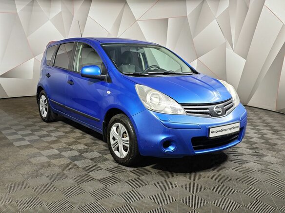 2010 Nissan Note I Рестайлинг, синий - вид 2