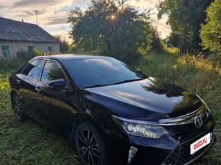 2017 Toyota Camry US Market VII (XV50) Рестайлинг, чёрный, 2500000 рублей, вид 3
